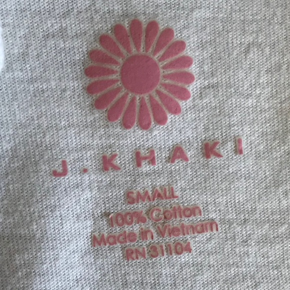 J. Khaki White Tie Sweater Women's Size Small - Picture 3 of 3